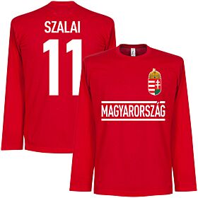 Hungary Szalai L/S Team Tee - Red