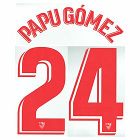 Papu Gómez 24 (Official Printing) - 21-22 Sevilla Home