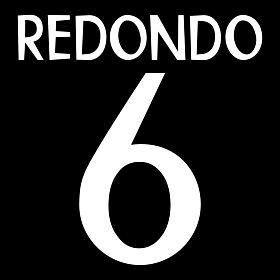 Redondo 6 - Real Madrid Away 1998-1999 Replica Flex Printing
