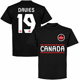 Canada Team Davies 19 T-shirt - Black