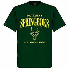 South Africa Springboks Rugby Tee - Bottle Green