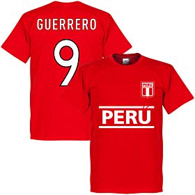 Peru Guerrero 9 Team Tee - Red