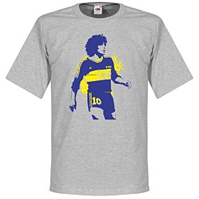 Boca Maradona Tee - Grey
