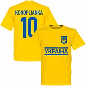 Ukraine Team Konoplyanka Tee - Yellow