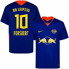 20-21 RB Leipzig Away Shirt + Forsberg 10 (Official Printing)