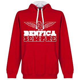 Benfica Sempre Hoodie - Red/White