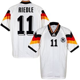 adidas Germany 1992-1994 Home Riedle 11 Jersey - USED Condition (Great) - Size S