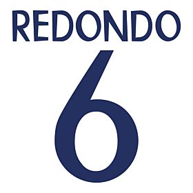 Redondo 6 - Real Madrid Home 1998-1999 Replica Flex Printing