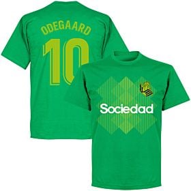 Sociedad Odegaard 10 Team T-shirt - Green
