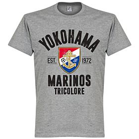 Yokohama Marinos Established T-Shirt - Grey