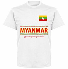 Myanmar Team T-shirt - White