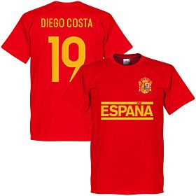 Spain Diego Costa Team Tee - Red