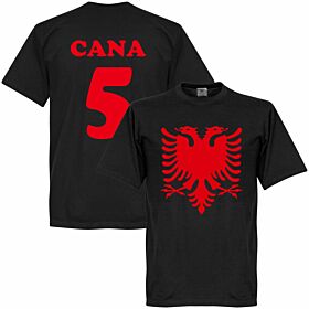 Albania Eagle Cana 5 Tee - Black