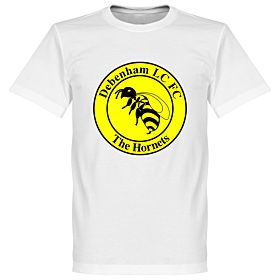 The Hornets Large Crest Tee - White