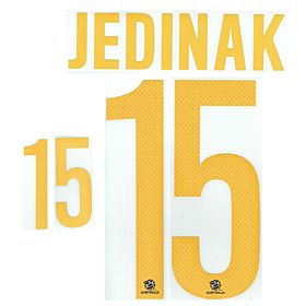 Jedinak 15 - Australia Away Official Name & Number 2014 / 2015