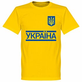Ukraine Team Tee - Yellow