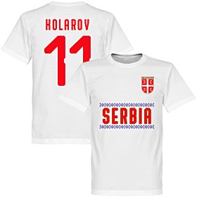 Serbia Kolarov 11 Team Tee - White