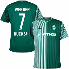 23-24 Werder Bremen Home Shirt + Ducksch 7 (Official Printing)