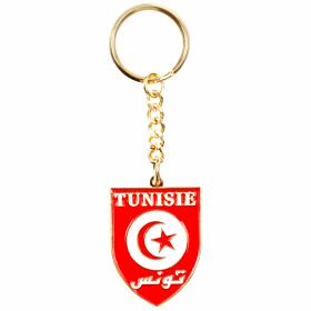 Tunisia Enamel Keyring