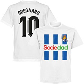 Sociedad Odegaard 10 Team T-shirt - White