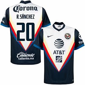 20-21 Club America Away Shirt + R. Sanchez 20 (Fan Style)