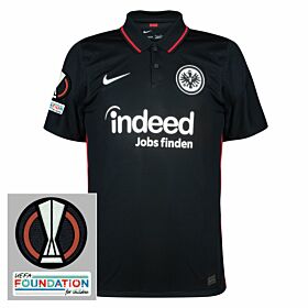21-22 Eintracht Frankfurt Home Shirt + Europa League Patches