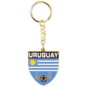 Uruguay Enamel Keyring