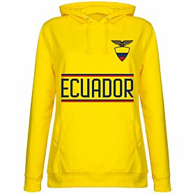 Ecuador Team Women's Hoodie - Yellow