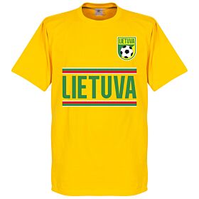Lithuania Team Tee - Yellow