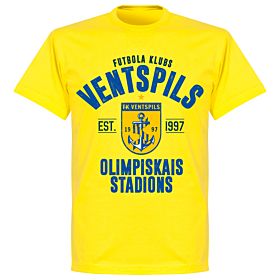 Ventspils Established T-shirt - Lemon Yellow