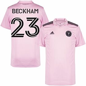 2022 Inter Miami Home Shirt + Beckham 23 (Fan Style)