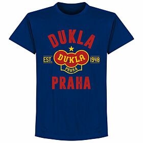 Dukla Praha Established T-shirt - Ultramarine