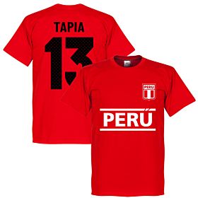 Peru Tapia 13 Team T-Shirt - Red