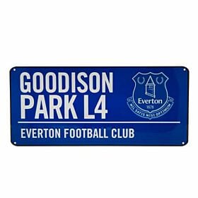Everton Color Street Sign (40cm x 18cm)