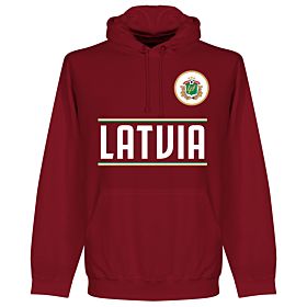 Latvia Team Hoodie - MaroonCollege