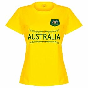 Australia Team Womens Tee - Yellow