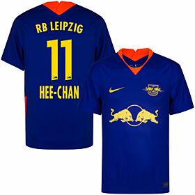 20-21 RB Leipzig Away Shirt + Hee-chan Hwang 11 (Official Printing)