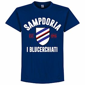 Sampdoria Established Tee - Ultra Marine Blue