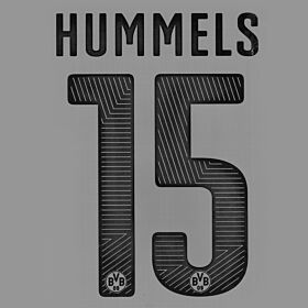 Hummels 15 - Borussia Dortmund Home Official KIDS Name & Number 2014 / 2015