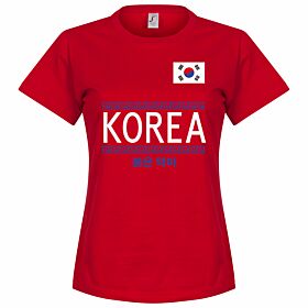 Korea Team Womens Tee - Red