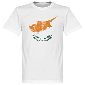 Cyprus Flag Tee - White