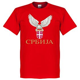 Serbia Crest Tee - Red