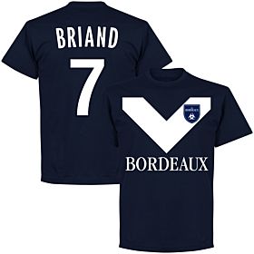 Bordeaux Briand 7 Team Tee - Navy