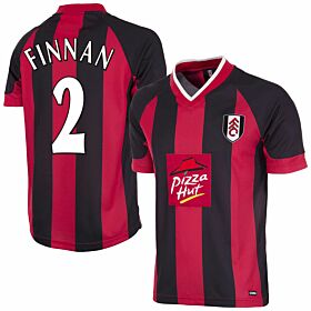 01-02 Fulham Away Retro Shirt + Finnnan 2 (Retro Flex Printing)