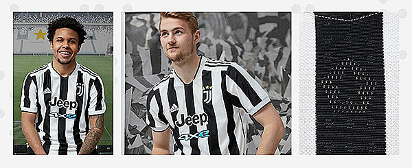 Juventus voetbalshirt met bedrukking