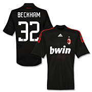 Beckham<br>Camiseta AC Milan Visitante<br>2008 - 2009
