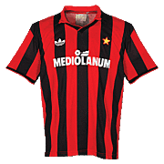AC Milan<br>Thuis Voetbalshirt<br>1989 - 1990