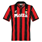 AC Milan<br>Thuis Voetbalshirt<br>1992 - 1993