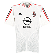 AC Milan<br>Camiseta Visitante<br>2004 - 2005<br>