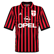 AC Milan<br>Home Centenary Voetbalshirt<br>1999 - 2000